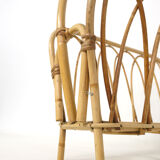 70s rattan magazine door