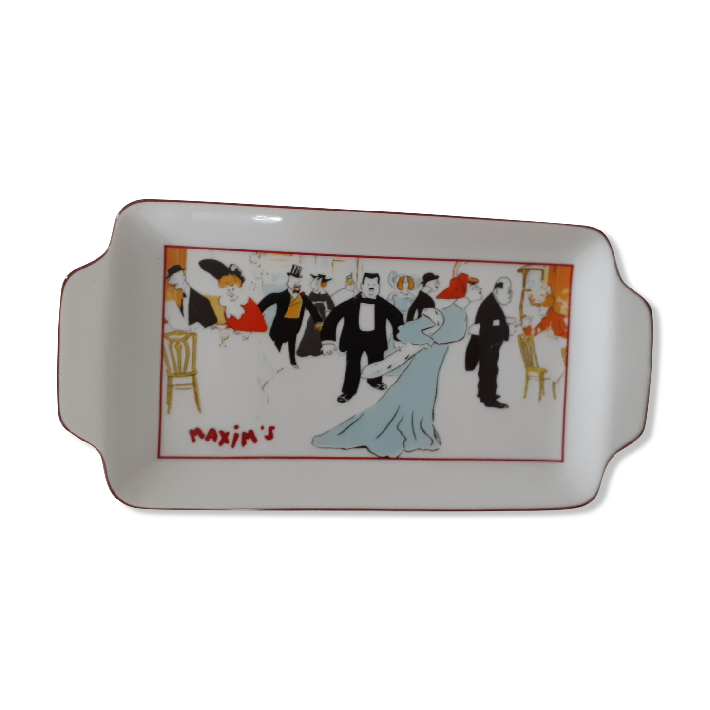 Rectangular cake dish maxim's from paris