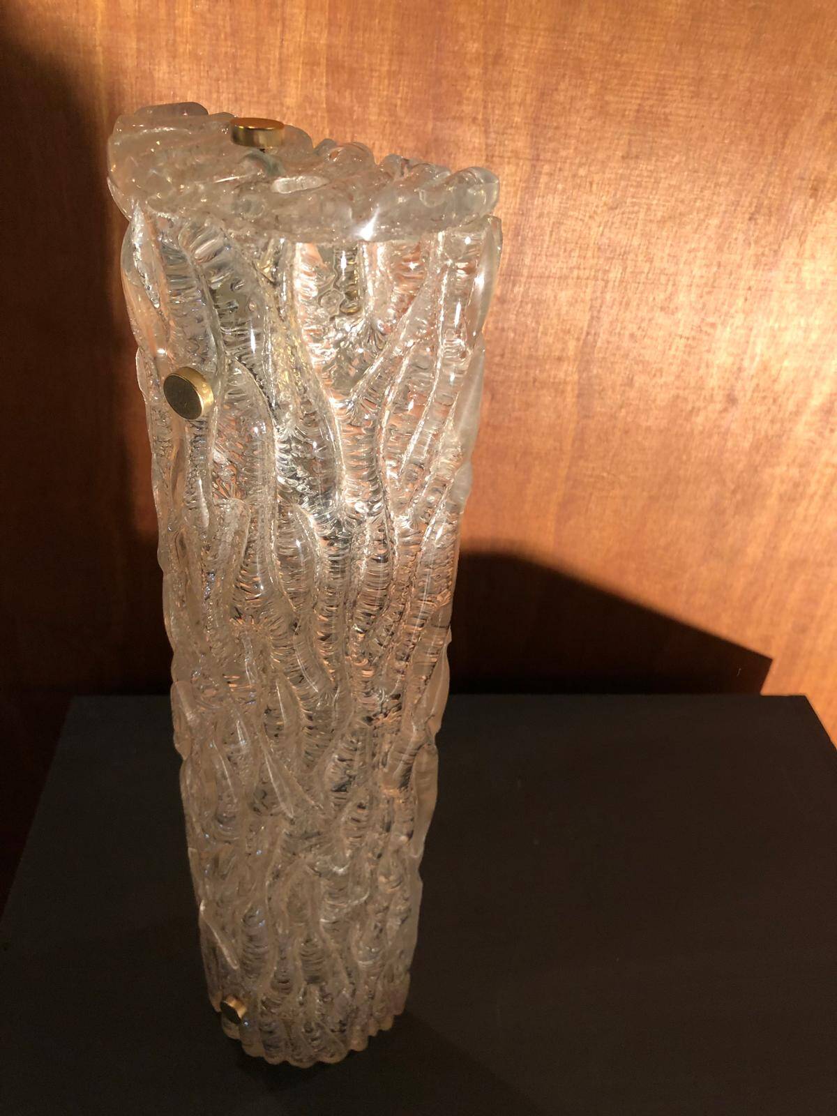 Pair of crystal wall lights for vintage Kalmar