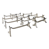 Set of 12 Christofle knife rests, Moderne 1912 model
