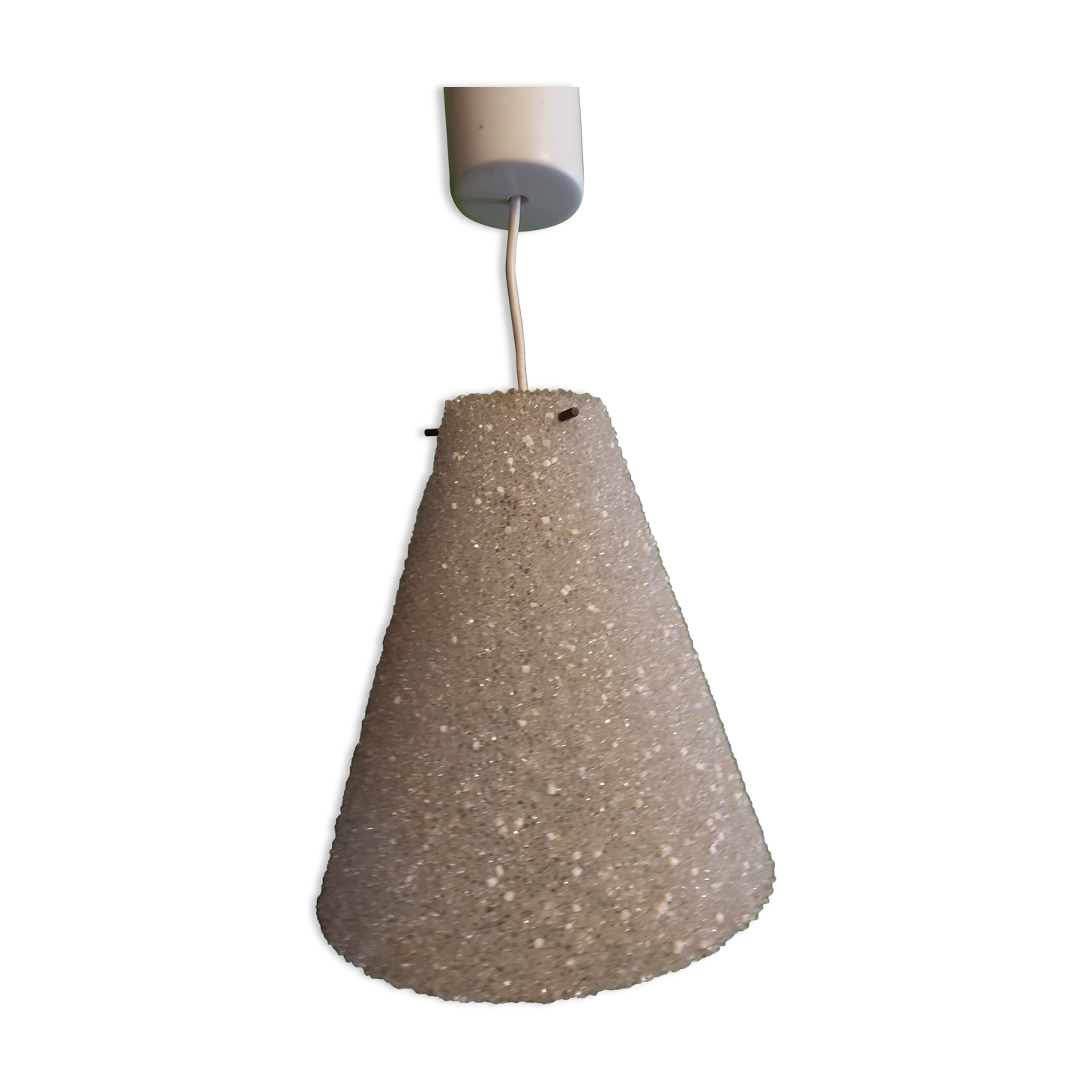 Vintage hanging in perspex