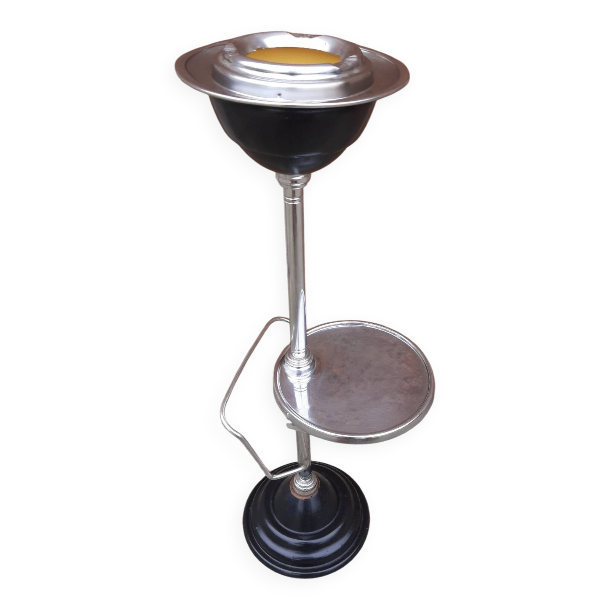 Standing magazine ashtray, 1960s/70s.