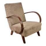 H 410 Armchair designed by Jindrich Halabala, 1940s, Czechoslovakia