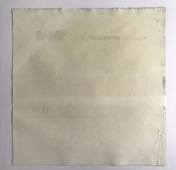 Pierre FICHET, Sans titre, c. 1969. Lithographie gaufrage signée au crayon