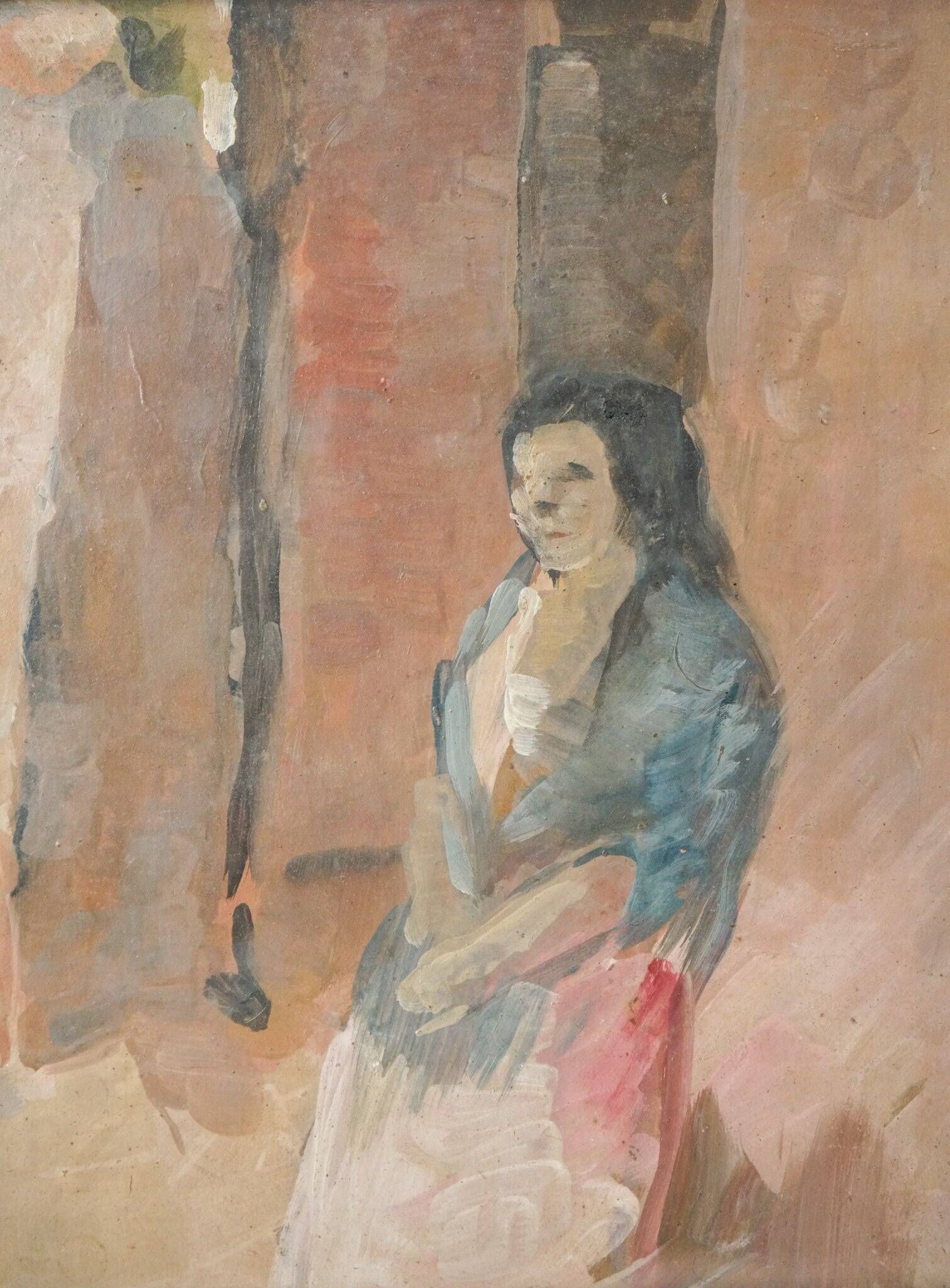 Plein air - Impressionniste - Etude de dame
