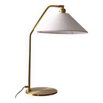Lampe de table vintage scandinave en laiton