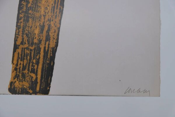Pierre Soulages : Eau-forte XVIII - Affiche originale signée