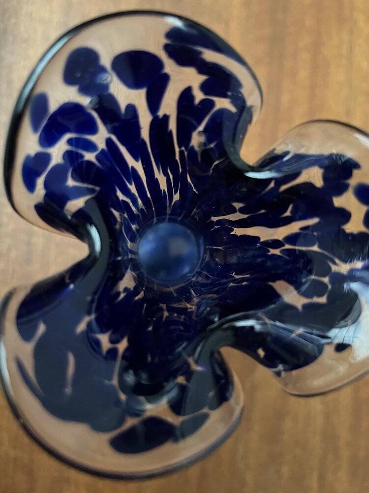 Vintage Murano glass flower vase