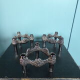 Lot 3 candle holders BMF Nagel Quist
