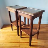 Pair of 1940/50 sofa end tables