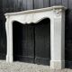 Louis XV style fireplace in Carrara marble circa 1940