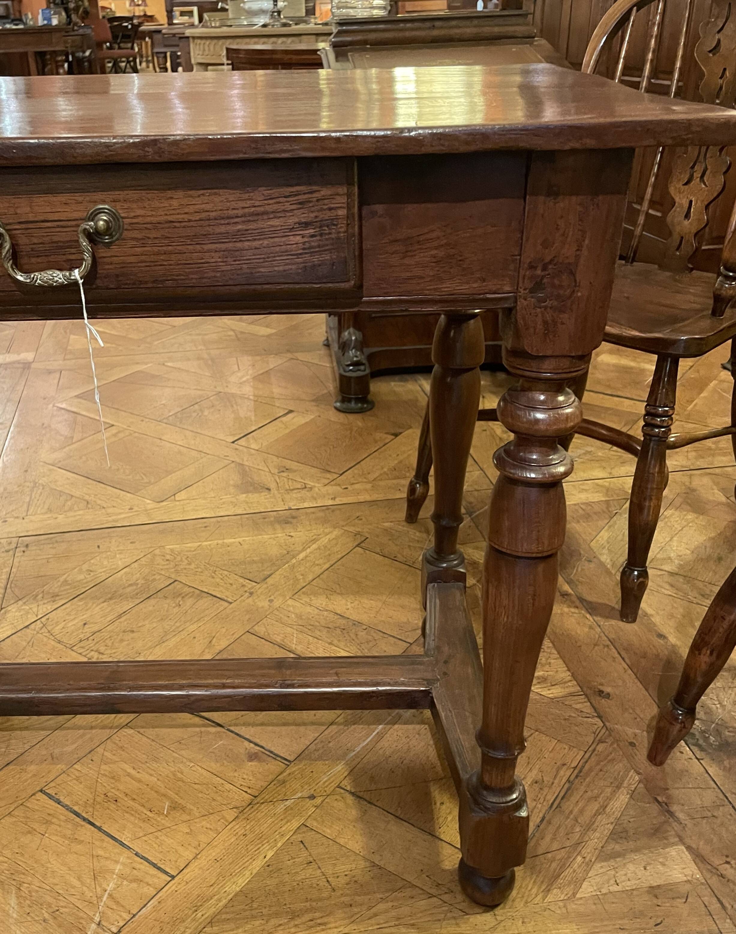 19th-century chestnut desk