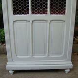 Bookcase old painted showcase