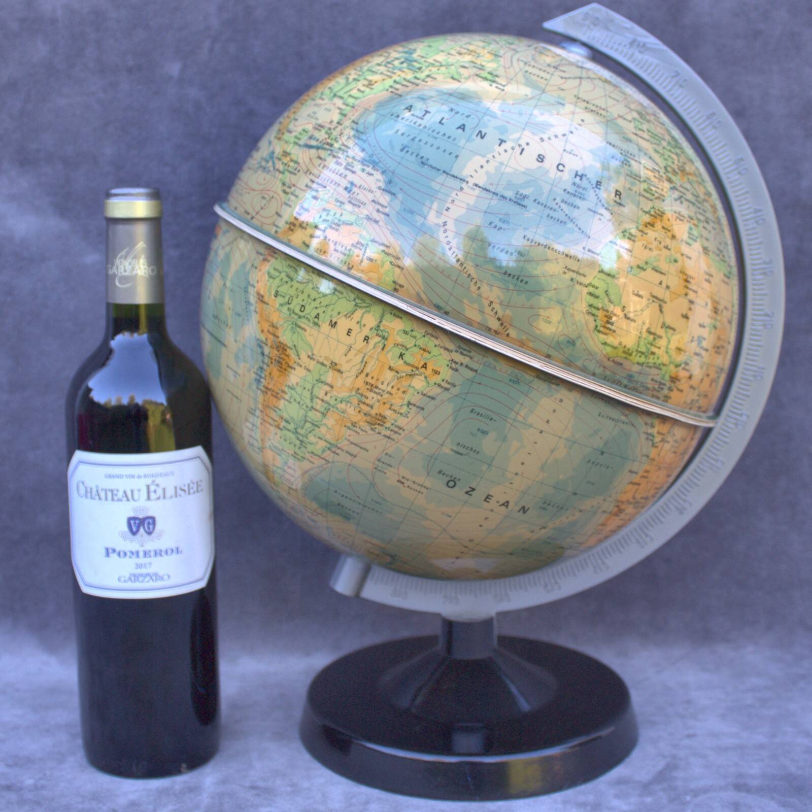 Vintage Räths German GDR Globe 1979 Office Home Decor