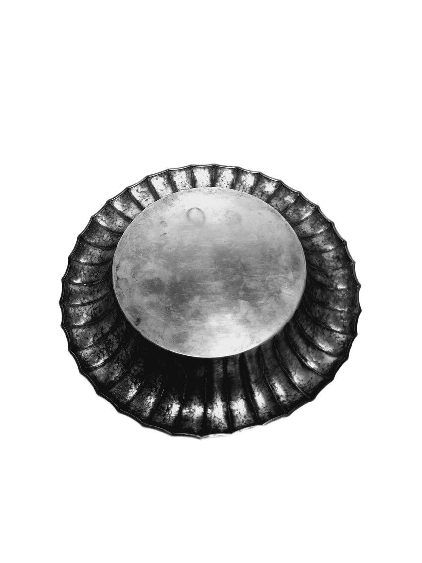 Unique Art Deco Futurist Polish Silver Fruit Bowl from Czaplicki, 1930s