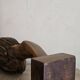 Bust of an African woman in precious wood