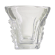Square vase with crystal handles, circa 1960 Daum Nancy  France