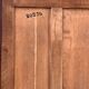 Armoire parisienne art déco chêne massif brut