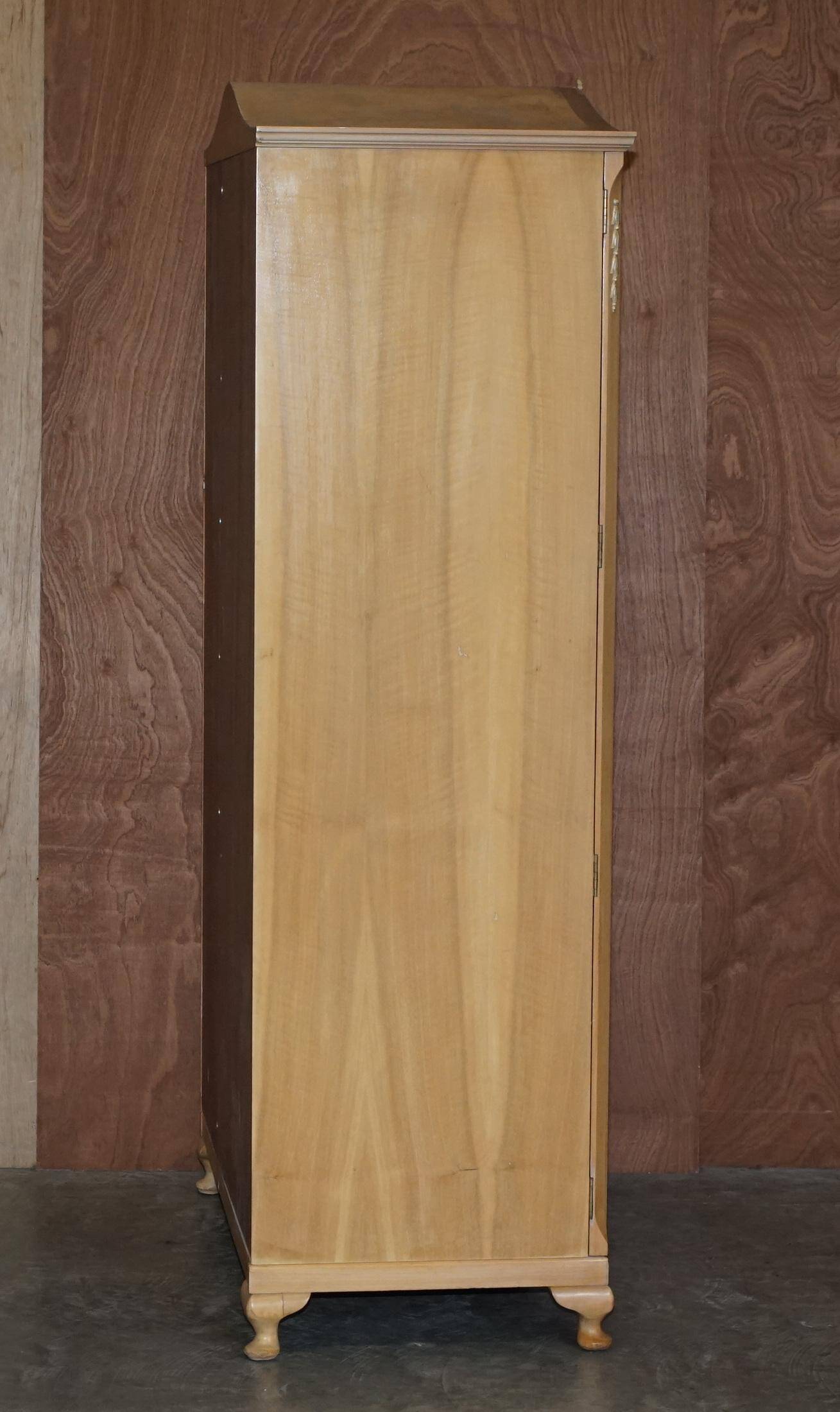 Light walnut cabinet from the 1940s