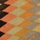 6x7 Faded Orange Area Handknotted Kilim Rug,