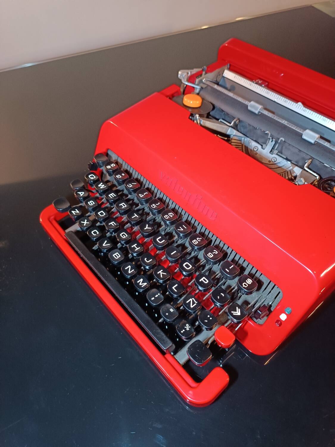 Valentine typewriter by Ettore Sottsass for Olivetti year 1969