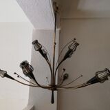 Chandelier 10 fires Lunel Collection Lily of the valley around 1950