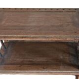 Etagère en noyer vitrée