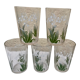 Verres porte bonheur muguet  vintage