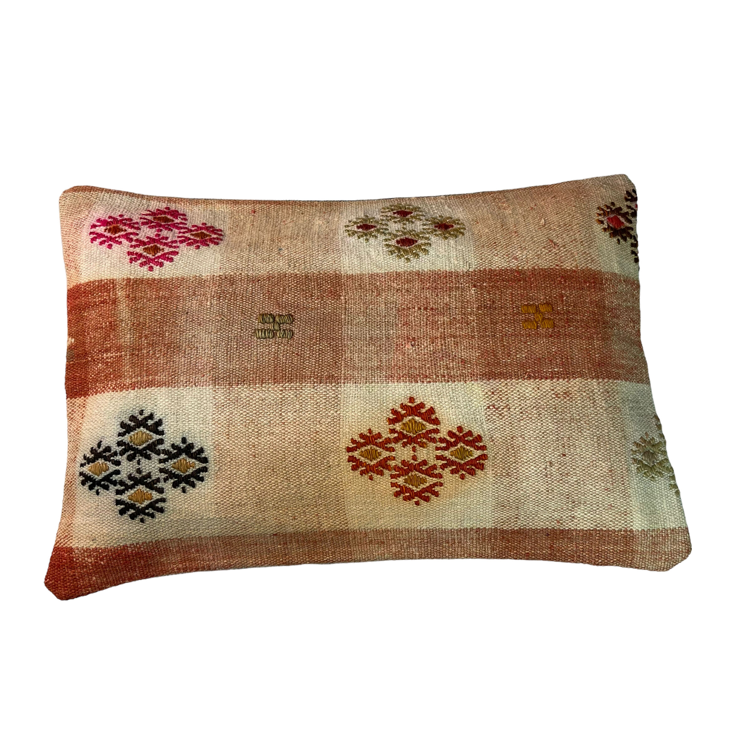 Housse de coussin kilim turc vintage 30x50cm