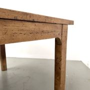 Brutalist farmhouse table in solid oak from the 1950s.