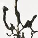 Brutalist cast iron candlestick, Belgium, 1960s.