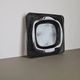 Smoked glass ashtray from the 70s - Square MCM catchall