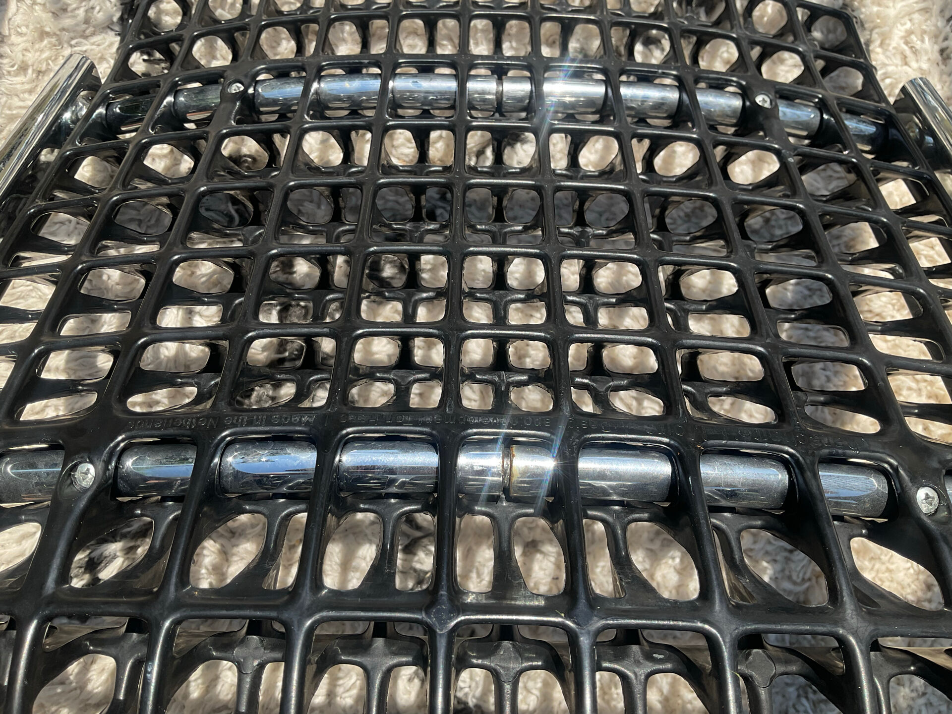 Série de 6 chaises « Moiré » par Ton Haas
