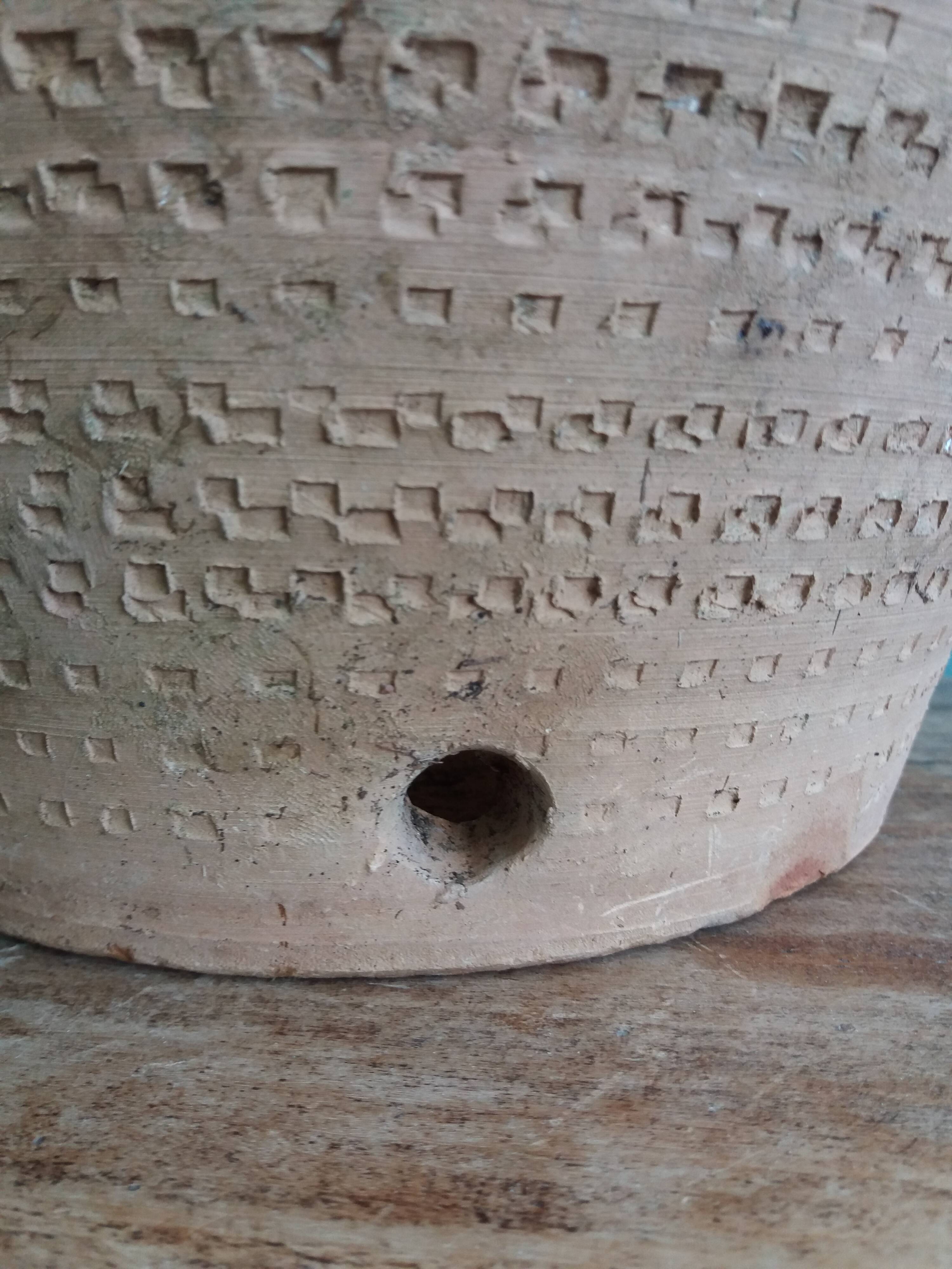 Pot en terre cuite jardinière poterie artisanale