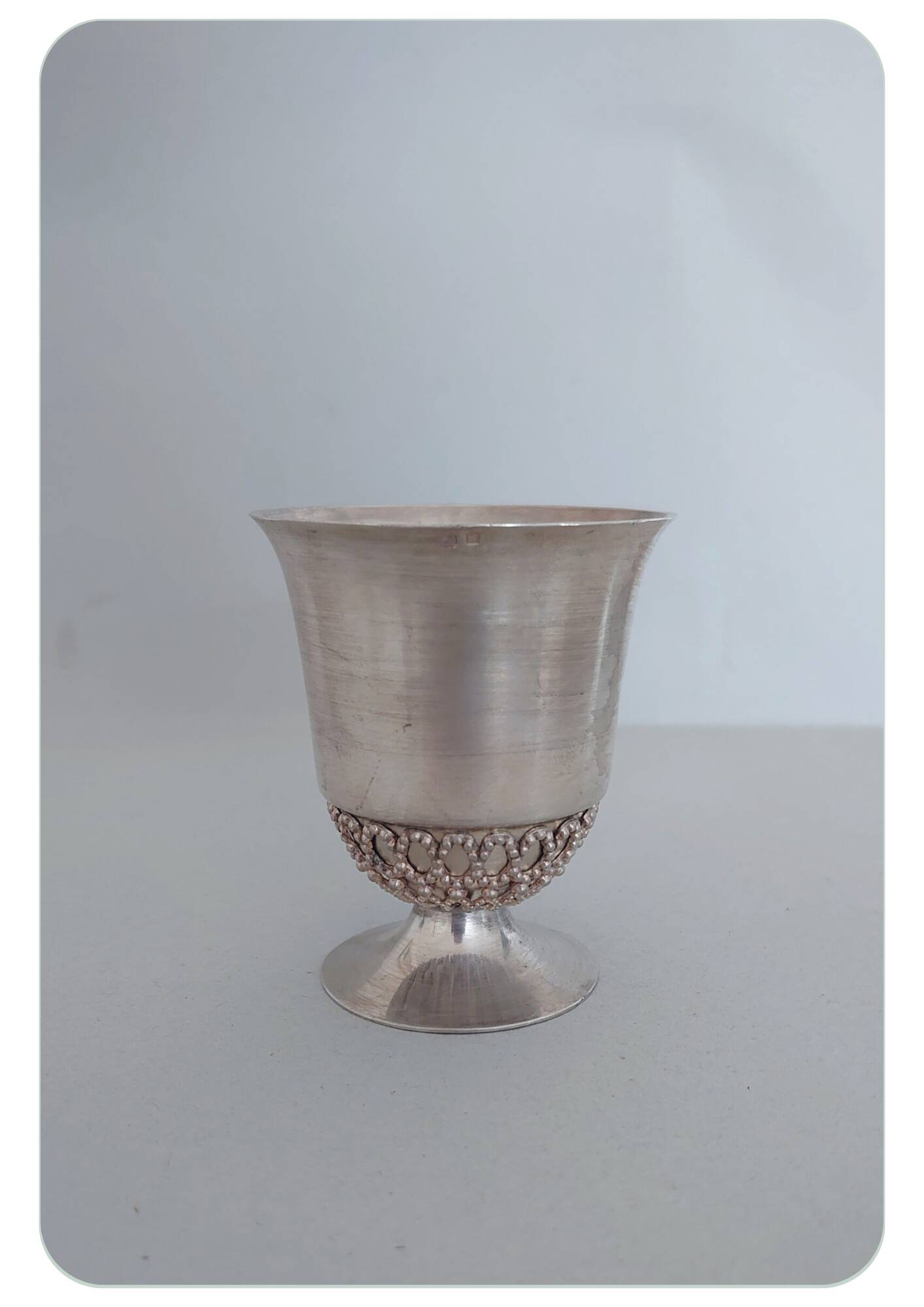 Silverplated Gobelet Stéphane Prudhomme stamped