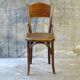 Fischel bistrot chair N°7273, wooden seat, circa 1930