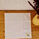 Lot de 8 serviettes de table à fleurs vintage
