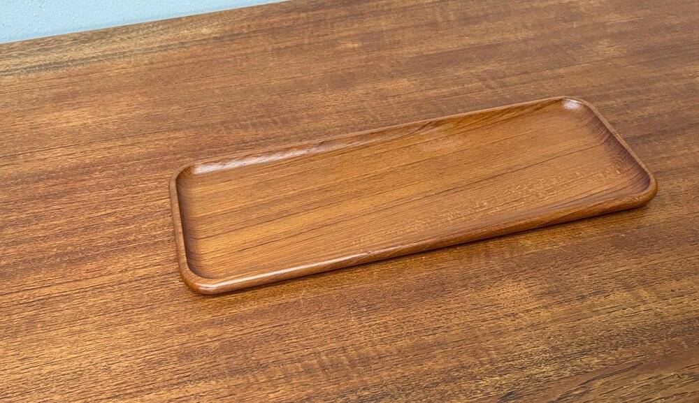 Scandinavian teak plateau from the mid-century by Äkta Teak, 1960s.