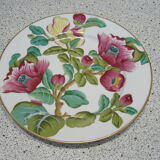Paris porcelain plate with floral decoration