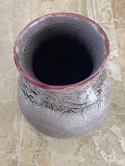 Vase Accolay 1960 ceramic