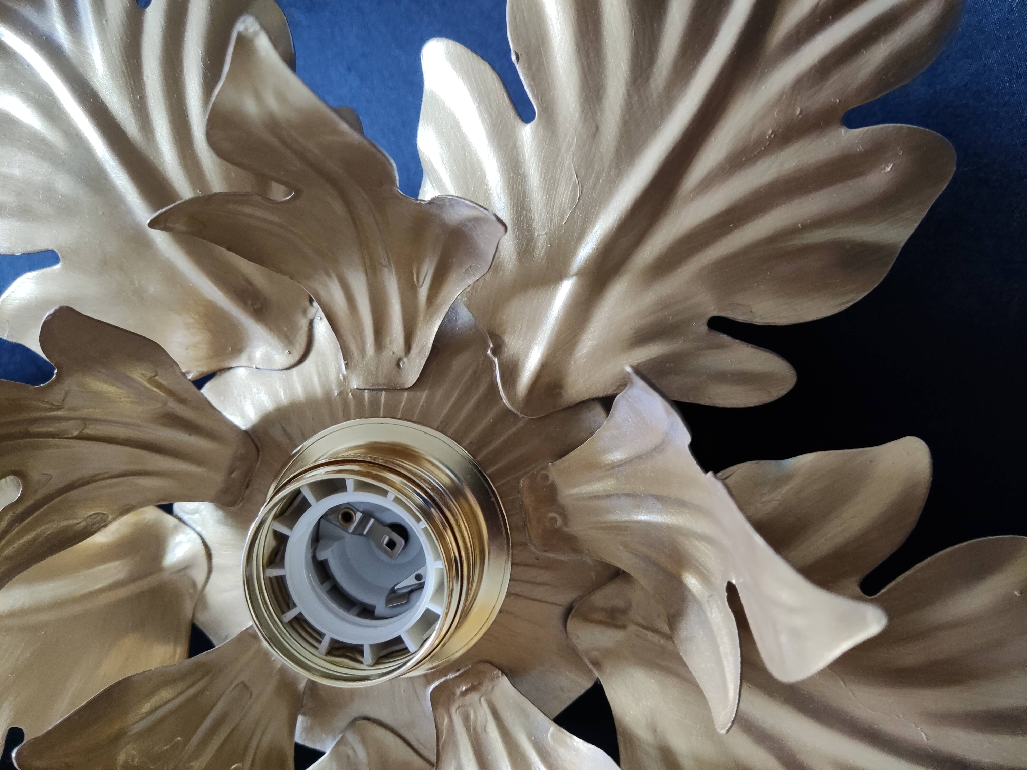 Applique feuilles 2 corolles