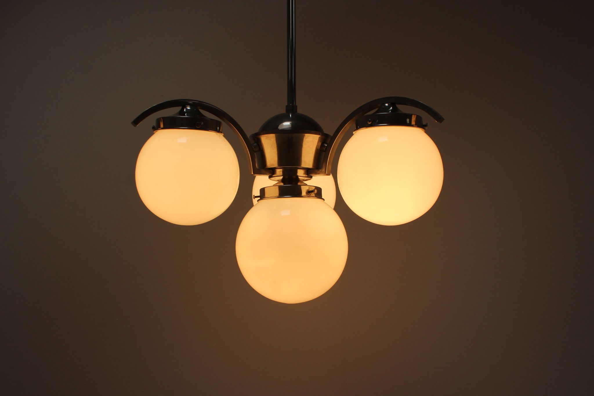 Art Deco Chandelier 1930s, Czechoslovakia