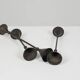 Christian de Beaumont Memphis candlesticks circa 1980