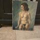 Nude oil painting