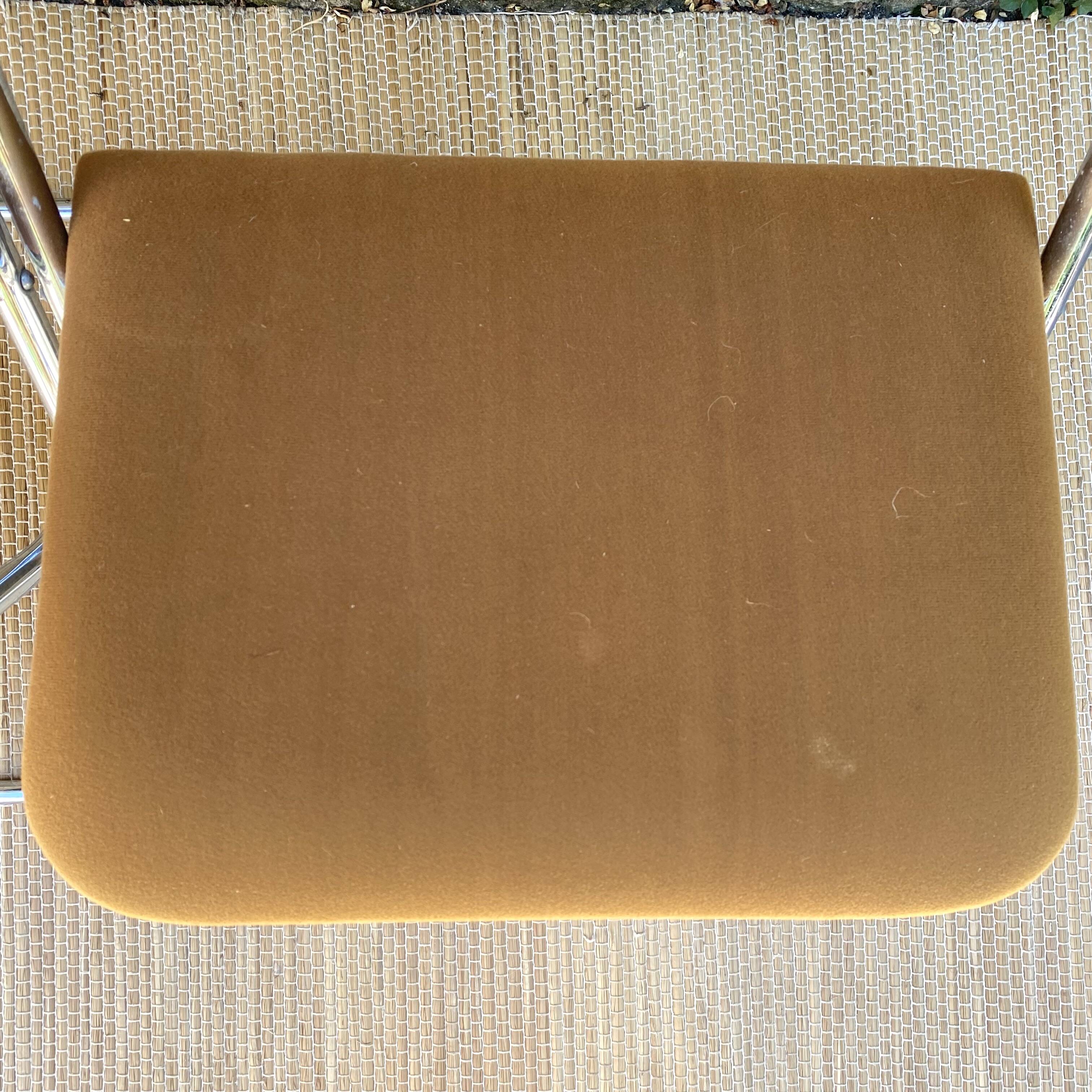 Vintage chrome folding chairs