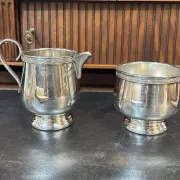 Silver-plated English service by Mappin & Webb from the 1930s.