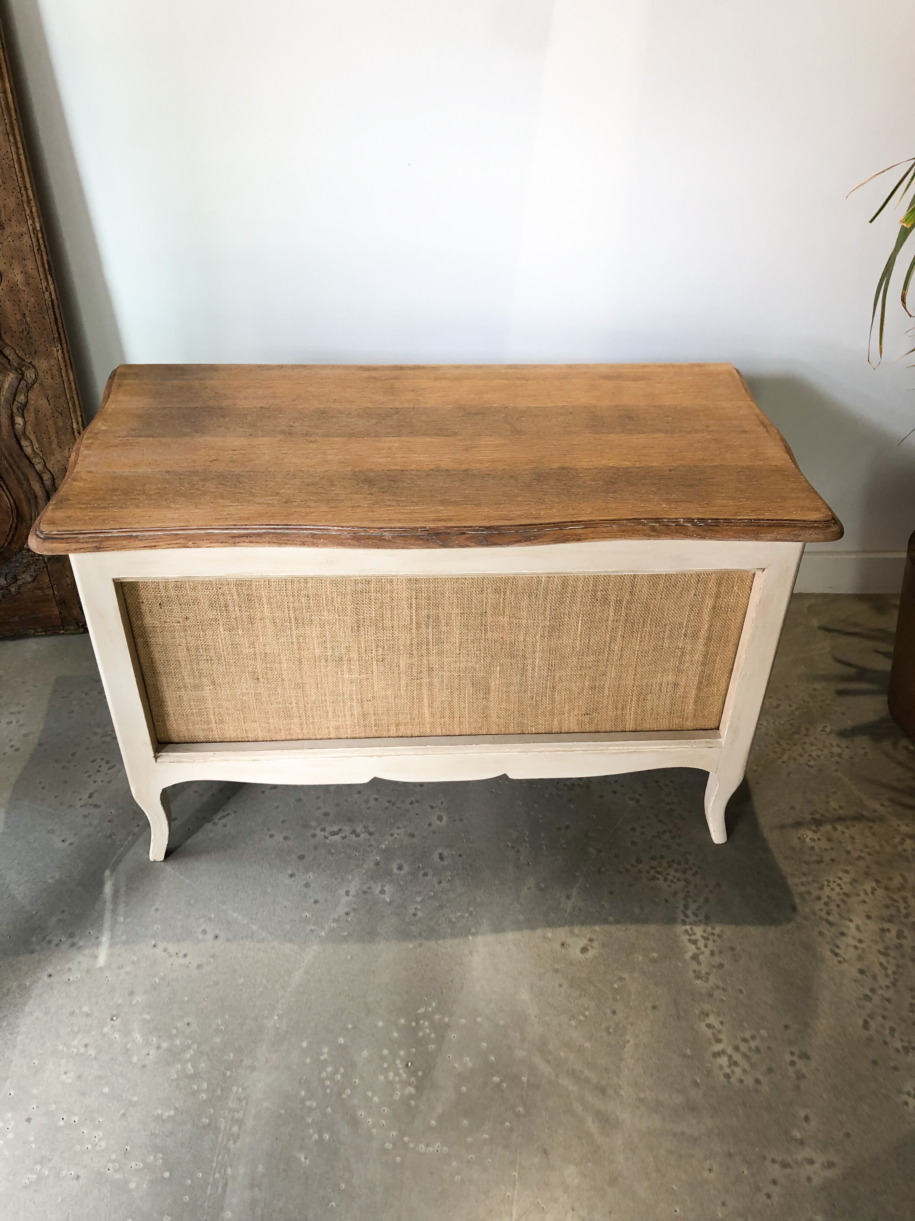 Coffre relooke chene et jute