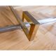 Marble and glass coffee table, Italy 1970s