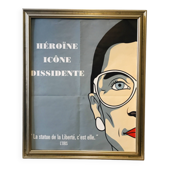 Excerpt Framed poster film RBG Ruth Bader Ginsburg 2018