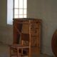 20th century, set of 4 "Kotka" dining chairs by Tomas Jelinek for IKEA, 1980s